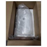 MyGift The Bell Jar Glass Cloche with Rustic Wood Base, 10 Inch Tall Clear Decorative Glass Dome Display for Plants, Curios, Keepsakes, Heirlooms