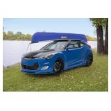 WOOWAVE Canoe Carrier Deluxe Carrier Kit Universal Soft Standard Foam Block for Roof Racks Car-Top Replacement with Tie-Downs, 6 inches