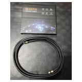 Nixsto RG6 Coaxial Cable, 3FT 6FT 10FT 15FT 25FT 50FT 100FT Coax Cable Cord with Gold F-Type Connector, High Speed Internet, Digital TV Aerial for HDTV, Satellite, Antenna, Modem with Extender- 10ft