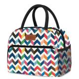 Coobiiya Lunch Bag Lunch Box for Women Men, Reusable Cute Lunchbag - Leakproof, Adult Insulated Lunch Box Tote with Large Capacity, Cooler Container for Work, Travel, Office Pattern