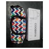 Coobiiya Lunch Bag Lunch Box for Women Men, Reusable Cute Lunchbag - Leakproof, Adult Insulated Lunch Box Tote with Large Capacity, Cooler Container for Work, Travel, Office Pattern