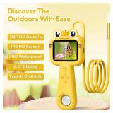Borescope Camera for Kids - STEM Science Educational Toy for 4-12 Years Old Boys & Girls | Birthday Gift for Outdoor Adventures & Nature Discovery (Yellow)