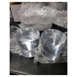 Remerry 8 Pcs Acrylic Round Blocks for Display Clear Polished Blocks for Display Clear Acrylic Edge Polished Base Display Riser for Table Showing Cosmetics Collectibles Figures (2 x 2 x 1 Inches)