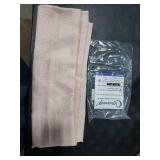 Chyhomenyc Blush Pink Valance for Windows, Light Filtering Faux Linen Textured Small Window Kitchen Curtain, Rod Pocket Short Valance for Bathroom Laundry Basement, 60Wx14L inch, 1 Piece