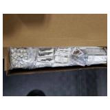 MLOQI Curtain Tracks Ceiling Wall Mounted with Soundproof Strips, Curtains Tracks Rails System, White Ceiling Track for Curtains 12-15 Feet