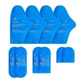 SuzziPad Replacement Ice Gel Packs for Cold Therapy Gloves and Socks(Multi-Piece Set), S/M