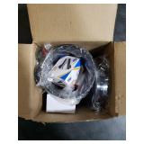 Black Desk Accessories, Office Supplies Set with Stapler, Tape Dispenser, Staple Remover, Pen Holder, Scissor, Binder/Paper Clips, Ballpoint Pen, Clear Tape and 1000pcs Staples