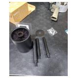 Hamitor Short Wall Mounted Toilet Brush Black