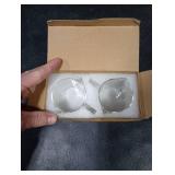 Espresso Cups Set of 2, 4 Oz Espresso Shot Glass with Handle Double Spout Cups Clear Glass Milk Cup Coffee Accessories Great for Making Coffee Desserts Salad Dressing