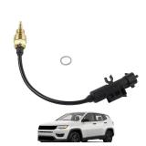 YzusGomumu Engine Oil Coolant Temperature Sensor Compatible with 2012-2021 Jeep Cherokee Compass Renegade Ram ProMaster City Chrysler 200 Fiat 500/500X/500L Dodge Dart Replaces 68088241AA 68119586AA