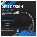 YzusGomumu Engine Oil Coolant Temperature Sensor Compatible with 2012-2021 Jeep Cherokee Compass Renegade Ram ProMaster City Chrysler 200 Fiat 500/500X/500L Dodge Dart Replaces 68088241AA 68119586AA