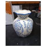 1 Pcs Blue and White Vintage Vase Chinoiserie Floral Vase  6