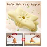 Cervical Neck Pillow for Pain Relief Ergonomic Memory Foam Pillow for Side Sleeper Contour Orthopedic Bed Pillow for Neck Support with Cooling Cover Ideal Christmas Birthday Gift for Women Men