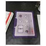 SEYMAC stock Case for MacBook Pro 14 inch, Shock-Absorbing Protection with Folding Stand &Mouse Pad Case for MacBook Pro 14 inch, Purple