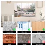 Chuangyinggo 12 x 12 Acrylic Flexible Mirror Sheets, 12 Pack Self-Adhesive Mirror Tiles, Square Cuttable Wall Stickers, Non-Glass, Safety Reflective for DIY Craft Home Wall Decor