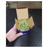 MIULEE 24x24 Inch Euro sham Burlap Linen Spring Pillow Covers Set of 2 - Green Washed Soft Skin-Friendly Texture Decorative Throw Pillows Home Decor for Farmhouse Modern Sofa,Bed,Couch,Patio