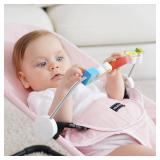 iGRATENS Baby Bjorn Bouncer Toy Bar - Toy Bar for Baby Bouncer Seat Balance Soft & Bliss, Brightly Colored Shape, Develop Motor Skills, Wooden Toys, Environmentally Friendly Paint, Rainbow