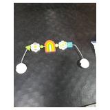 iGRATENS Baby Bjorn Bouncer Toy Bar - Toy Bar for Baby Bouncer Seat Balance Soft & Bliss, Brightly Colored Shape, Develop Motor Skills, Wooden Toys, Environmentally Friendly Paint, Rainbow