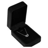 Giftop Classic Velvet Jewelry Gift Box Case for Necklace Pendant (Black)
