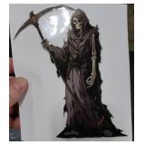4pk Grim Reaper Vinyl Stickers