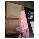 INSUNSIX Artificial Rose Flowers,100 pcs Foam Rose Flowers Bulk Peach Fake Flower Heads for DIY Crafts Wedding Bouquets Rose Wall Kissing Balls Bridal Shower Party Decorations(Peach)