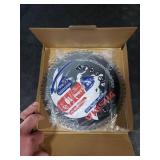 JINSINA 10 Table Saw Blade, TCT Metal Cutting Saw Blades with 60T & 5/8 Arbor, Professional for Iron Steel and Ferrous Metal, Used on Low-RPM Metal Cutting Saws