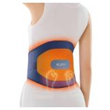 IKEEPFIT Portable Heating Pad for Back, Cordless Wearable Heat Belt with Massager for Lower Back Pain Relief, Battery Powered 8000 mAh Rechargeable, MAXwarm 3.0, Gift for Women Men 90-310 lbs