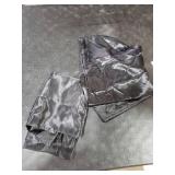 BEDELITE Satin Pillowcase with Zipper 2 Pack, Black Pillow Cases Standard Size, Super Soft and Cooling Similar to Silk Pillow Cases, Gift for Women Men(20x26 Inches)