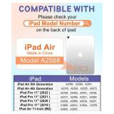 Uppuppy for iPad Air 11 inch Case, Air 5th/4th Generation 10.9, Pro 11