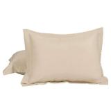 uxcell Pillow Shams 2 Pack Soft Brushed Microfiber Envelope Closure Pillowcases Standard(20x26) Tan