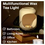 Tealight Candles - Tea Lights Candles Unscented Tea Tree Lights Mini Votive with Cotton Wick for Decorating Home,Pool,Shabbat,Wedding,Emergencies,Christmas,Halloween,Parties, Spas