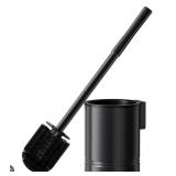 Hamitor Short Wall Mounted Toilet Brush Black
