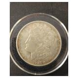 1921 Morgan Silver Dollar Coin 90% silver in protective case