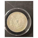 1921 Morgan Silver Dollar Coin 90% silver in protective case