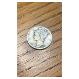 1942 Mercury Dime US Silver Coin 90% Silver