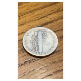 1942 Mercury Dime US Silver Coin 90% Silver