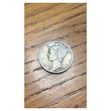 1942-S Mercury Dime US Silver Coin 90% Silver