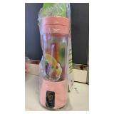 Cordless Personal Size Portable Blender - 380Ml Blender Smoothies and Shakes, BPA Free Traveling Juice Cup with Powerful Blending, Freshly Squeezed in Sports/Travel/Home (Pink)