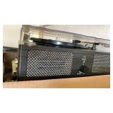 Lot of unpicked items includes American Craftsman by Stanley Flatware Set, Vynil record player, and more