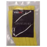 VSUDO 4 Pairs 5/16\" Fine Weave Flat Shoe Lace Shoestring for Running Athletic Sneaker