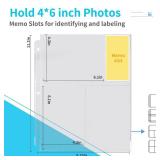 30 Pack Photo Sleeves for 3 Ring Binder - (4x6, for 180 Photos), Archival Page Protectors, Clear Plastic Refill Pages, Postcard Sleeves, Acid-Free - Retail: $7