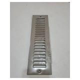 HVAC Premium 2 x 10" [Duct Opening] Toe Kick Vent Grille - HVAC Register Cover [Outer Dimensions: 3.5 X 11.5] - Grey - Retail: $9"