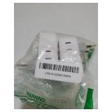 Brazil Plug Adapter 2 Pack, 7 in 1 US to Brazil Power Adapter with 3 USB Ports (1 USB-C Port) 4 American Outlets, Type N Travel Adaptor for USA to Brazilian - Retail: $27