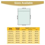 100 Pcs Kraft Paper Bags with Window, 3.5 x 5.5" Stand Up Pouches Bags, Food Storage Bags for Packaging Products, Reusable, Sealable - Retail: $10"