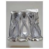 iPhone Charger, [MFi Certified] Lightning Cable 3PACK 6FT Nylon Braided USB Charging Cable High Speed Transfer Cord Compatible with iPhone 14/13/12/11 Pro Max/XS MAX/XR/XS/X/8/iPad - Retail: $8