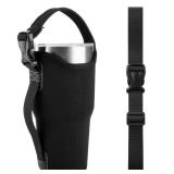 Neoprene 3IN1 Tumbler Carrier Holder Pouch Compatible with 30oz YETI Rambler/Stanley IceFlow Stainless Steel Tumbler, Insulated Cup Holder with Adjustable Shoulder Sling (gray) - Retail: $10