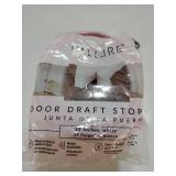 Door Draft Stopper for Bottom of Door - Premium Door Sweep for Bottom of Door/Weather Stripping Door Seal (Save Energy Installs Quickly and Easily) Door Strip Ideal for - Retail: $10