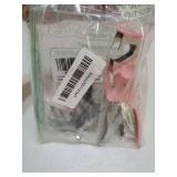 Small Hand-held Stapler Set, 15 Sheet Capacity, Includes Staples and A Staple Remover, Mini Desktop Stapler for Office, School, Home or Travel Use. (Pink) - Retail: $7