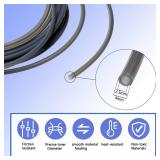 Tube Kit, 2.5mm IDÃ4mm OD, 5M/16.4ft, Compatible with Bambu Lab AMS X1/P1P/A1, CREALITY K2 Plus/Hi, FLASHFORGE 5M, Prusa MMU3 (Gray PTFE Tube Kit) - Retail: $10