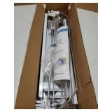 Drink Organizer for Fridge, Automatic Pusher Glide Soda Can Organizer for Refrigerator and Adjustable Width - Storage 15 Cans - Retail: $20